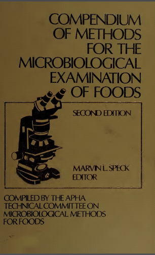 Compendium of Methods for the Microbiological Examination of Foods (2nd Edition) - Scanned Pdf